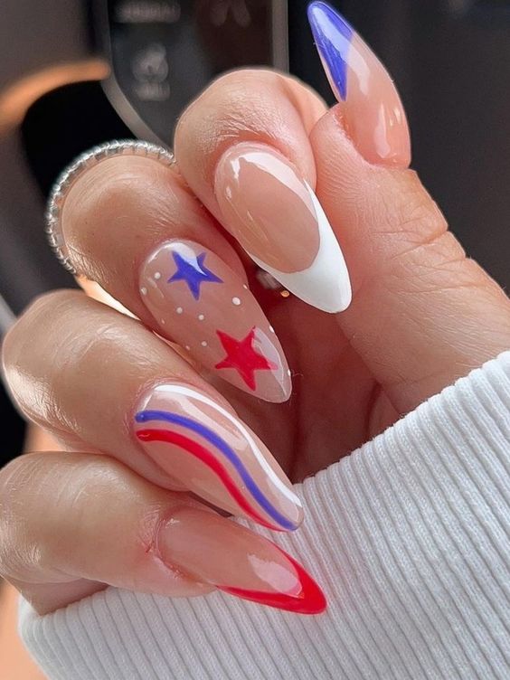 50 Cute and Fun DIY 4th of July Nail Designs to Celebrate in Style + 4th of July Dip Nail Designs 