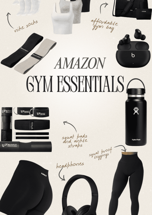 The Perfect Gym Bag Essentials: AMAZON EDITION