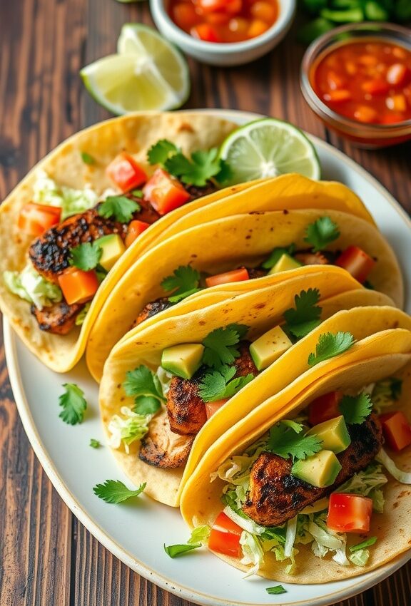 Blackened Chicken Tacos Recipe